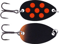 Black/Orange Dots