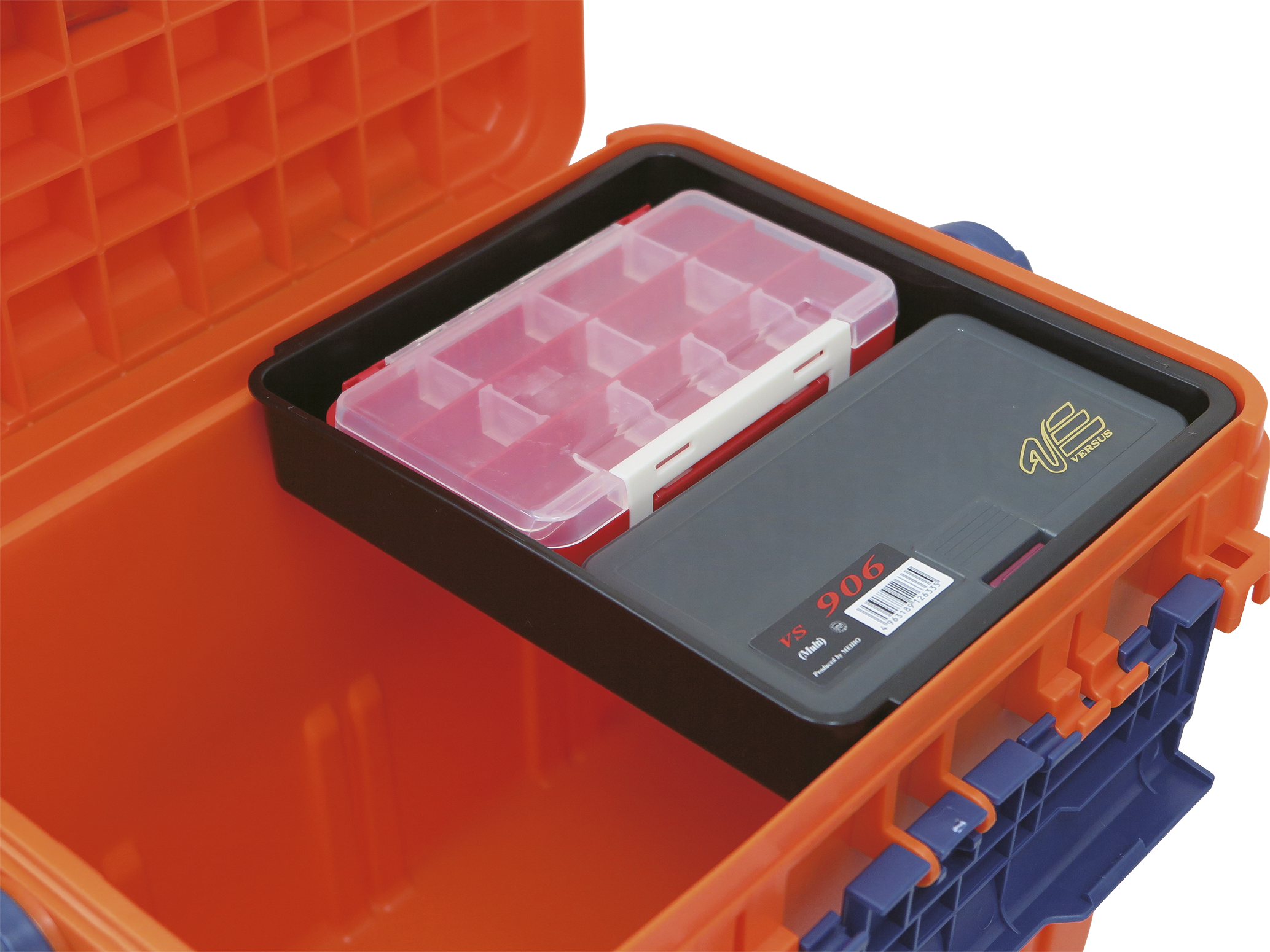 Skrzynka wędkarska Versus BM-5000 w kolorze pomarańczowym