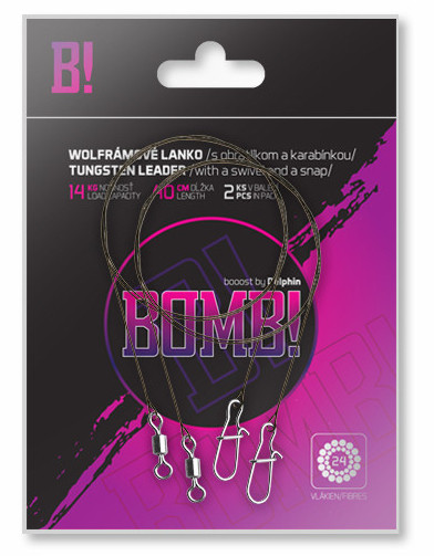 Przypon wolframowy Delphin BOMB różne długości