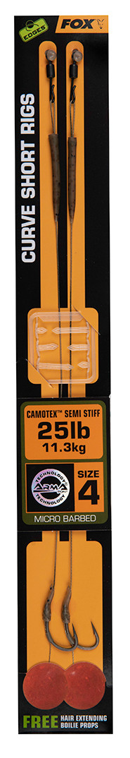 Przypon karpiowy Fox EDGES Curve Short Rigs