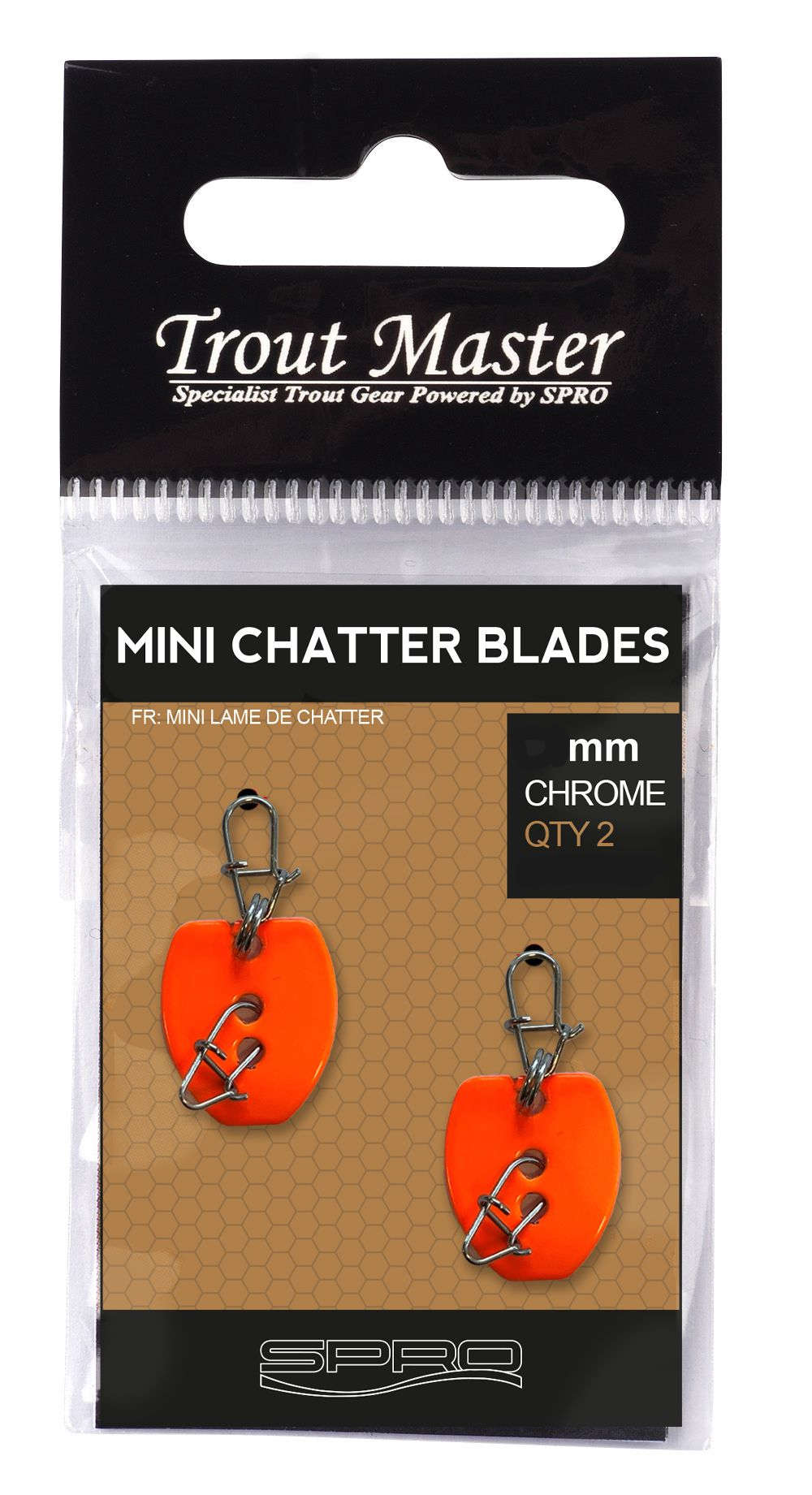 Skrzydełko Spro Trout Master Mini Chatter Blade - szczegóły