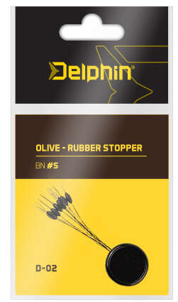 Delphin Olive - Stopery Gumowe