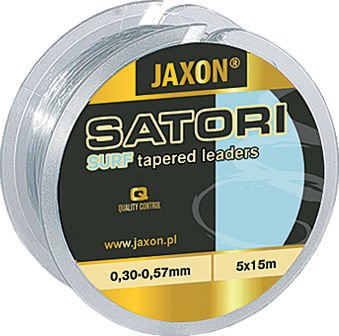 Przypon koniczny Jaxon 15mx5 przezrocz.0,28-0,55mm