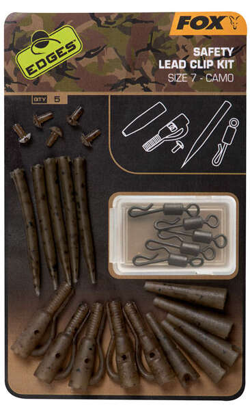 Zestaw końcowy Fox Edges Camo Lead Clip Kit