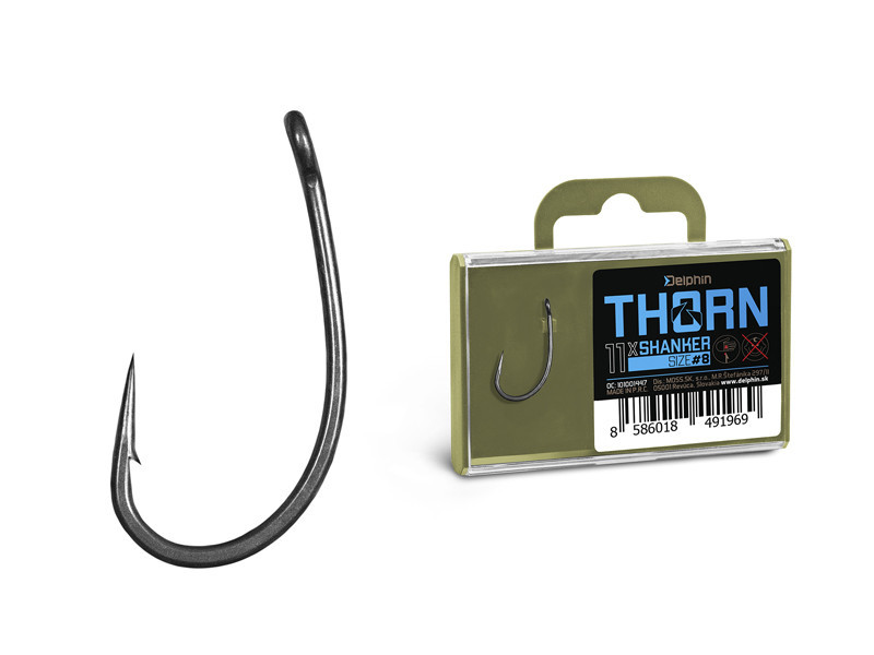 Haczyki karpiowe Delphin THORN Poper - opakowanie