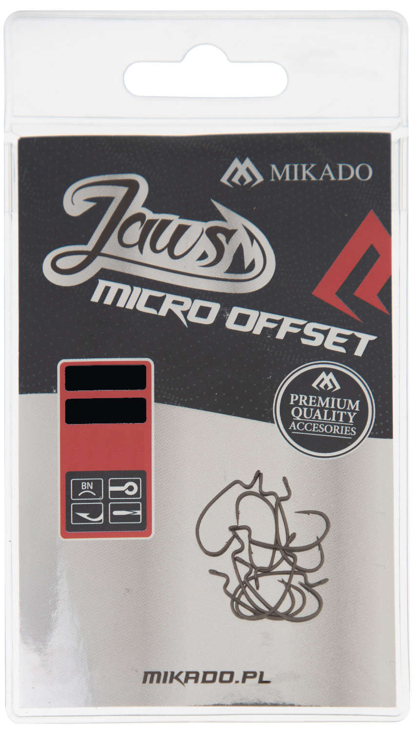 Haczyk Mikado Jaws Micro Offset różne rozmiary