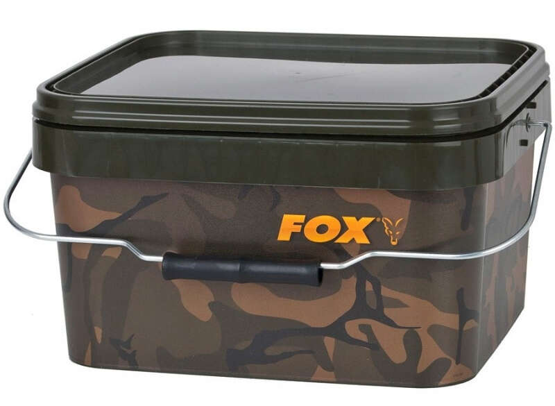 Wiadro Fox Camo square bucket 5L