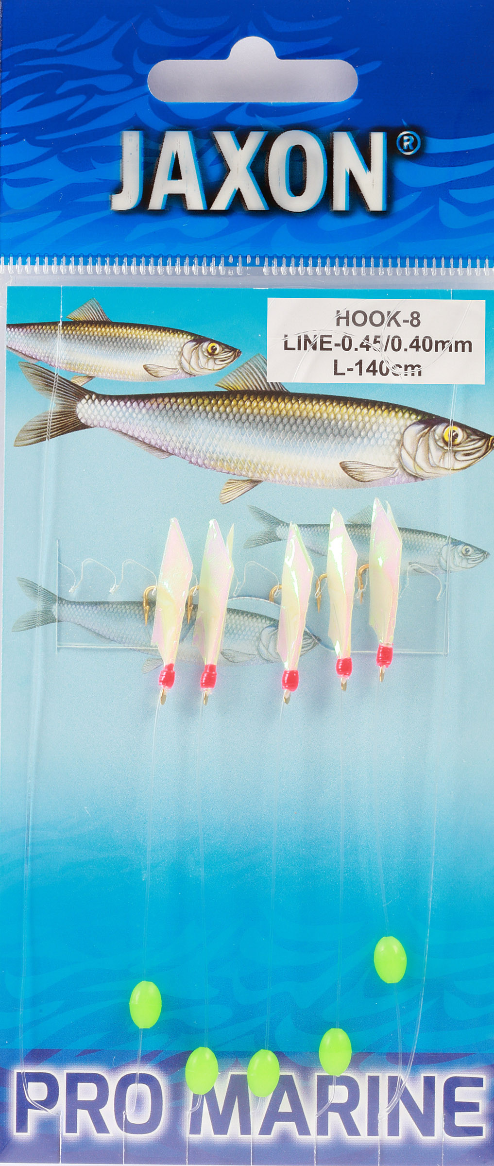 Zestaw morski - śledziowy Jaxon MA10 - Uniwersalność