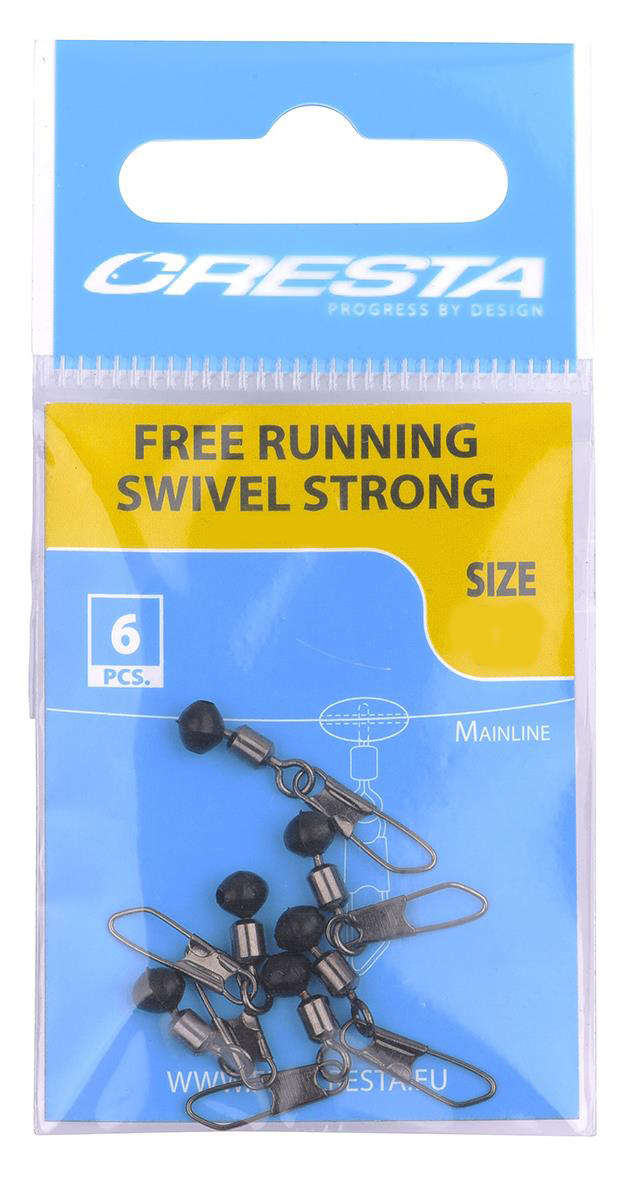 Agrafka z krętlikiem Cresta Free Running Swivel Strong