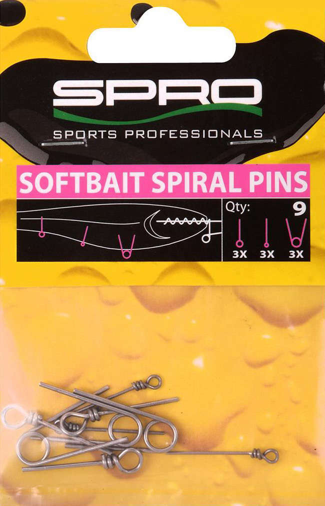 Wkręty Spro Softbait Pin Assorti w opakowaniu