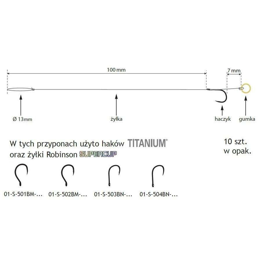 Przypony Titanium Method Feeder 504