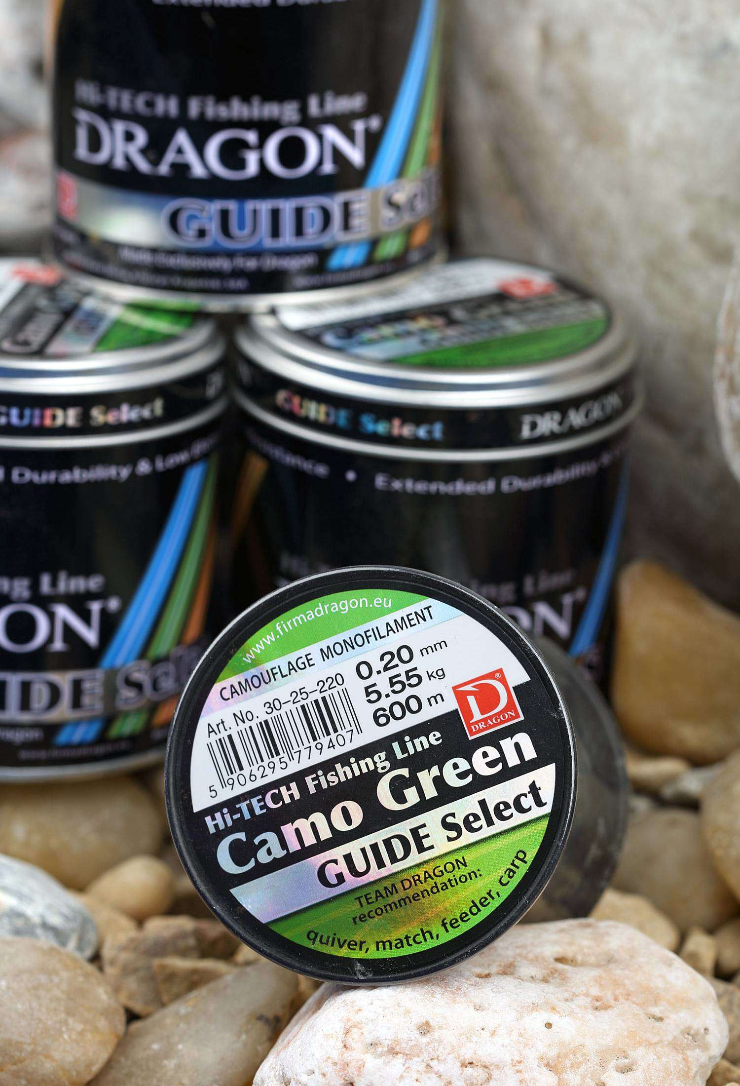 Żyłka gruntowa Dragon Guide Select Camo Green - opakowanie