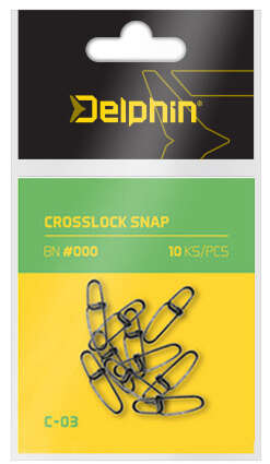 Agrafka Delphin Crosslock Snap C-03