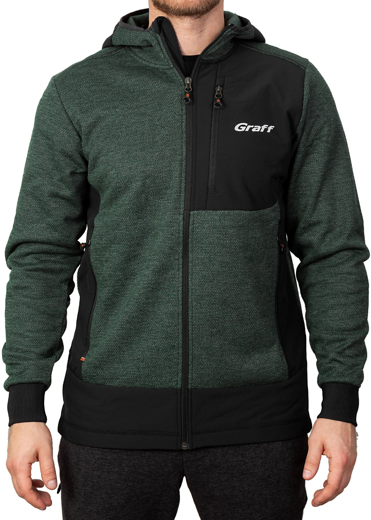Bluza polarowa z kapturem Graff 233-P-BL