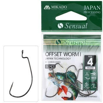 Haczyki Sensual Offset Worm Mikado