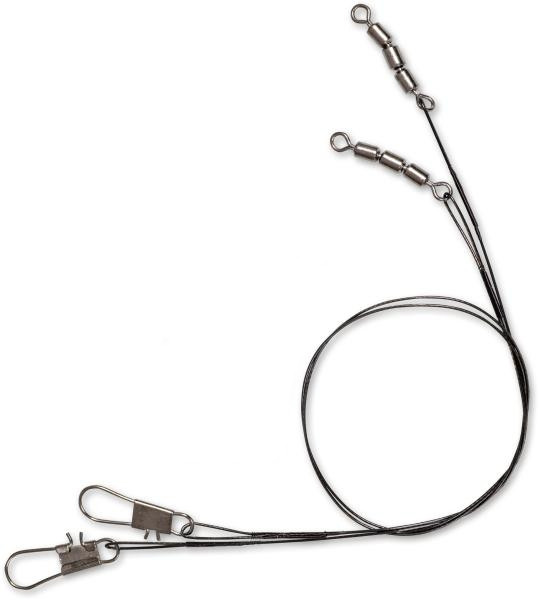 Accessoire Pêche Carnassiers Zebco Quality Trophy Steel Leader 1 X 7 Bobine Safe Leader Matériel Spinning Accessoires De Pêche Brochet Divers 12 Kg Bas De Ligne Acier Pêche