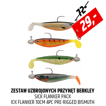 Zestaw gum Berkley Sick Flanker Pack