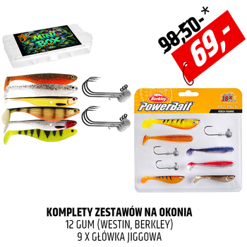 2 zestawy okoniowe MINI BOX PERCH