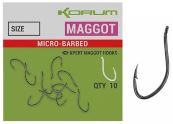 Hak Korum Maggot Hook to Nylon