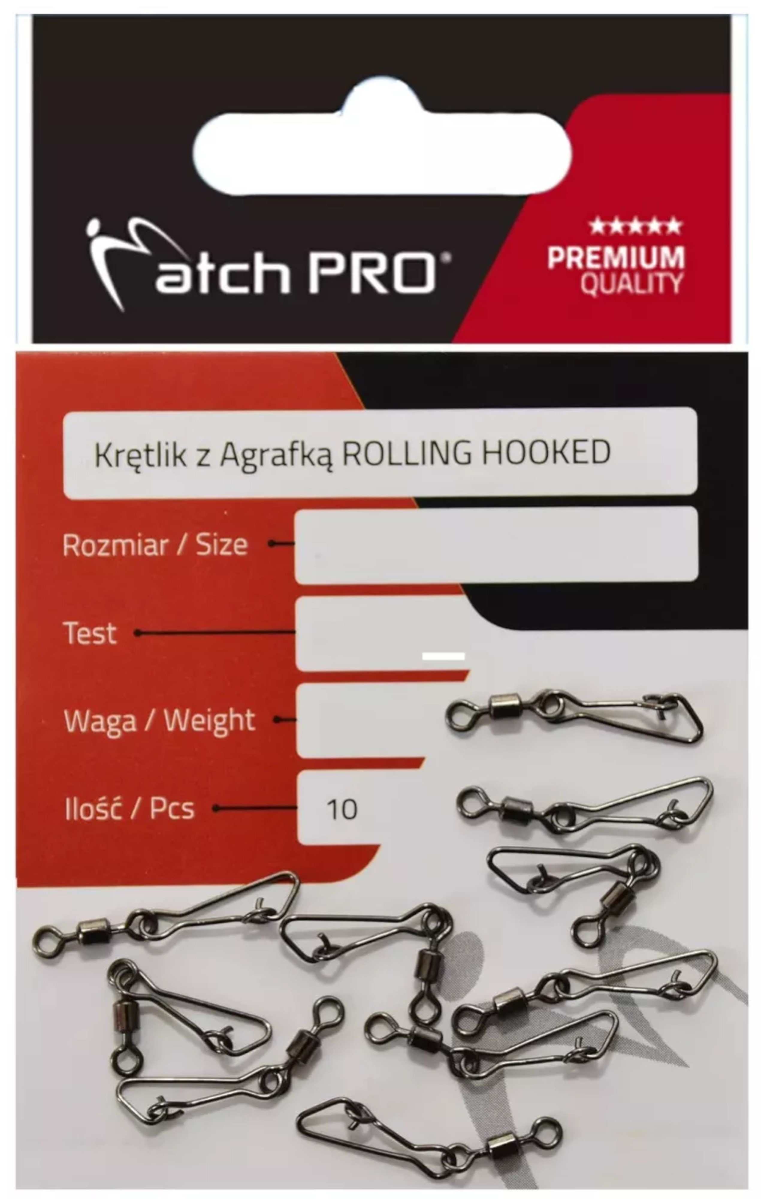 Agrafka z krętlikiem Mpro Rolling Hooked