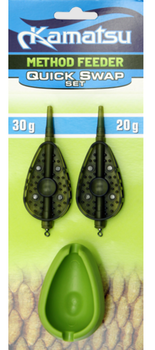 Zestaw koszyczki zanętowe + forma Kamatsu Quick Swap Set