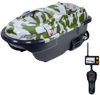 Łódź zanętowa Boatman Vulcan Sonar Camo + Echo SN4