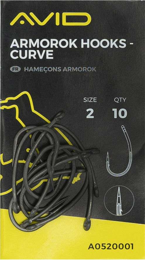 Haczyki AVID Armorok Hooks Curve