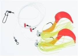 Przywieszka morska 0,60/0,50mm - 140cm, z twisterem 70mm Jaxon