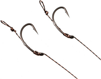 Przypon karpiowy Flagman Curved Shank Ready Rig 6 15cm 25kg Brown