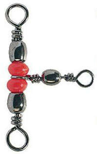 Krętlik baryłkowy potrójny z koralikami Jaxon