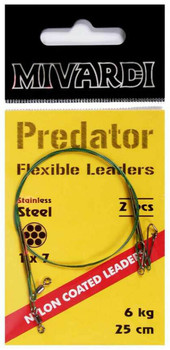 Przypon z krętlikiem i agrafką Mivardi Predator