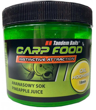 Kulki haczykowe Tandem Baits Carp Food Oil 18mm - Ananasowy Sok