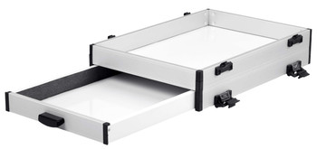 Kaseta aluminium z boczną szufladą Robinson