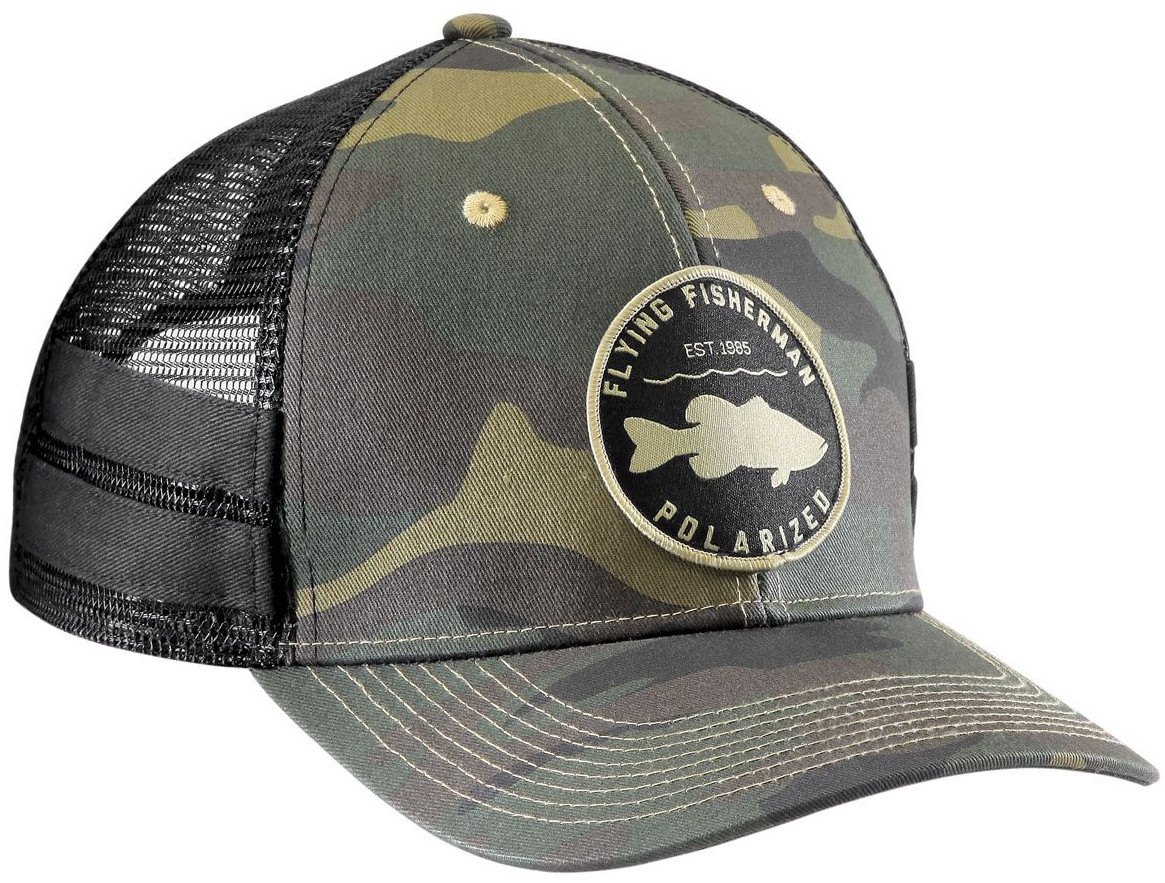Czapka Flying Fisherman Bass Patch Trucker