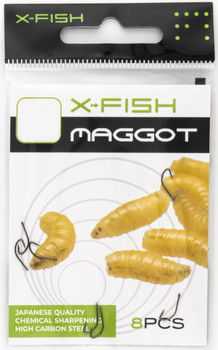 Haczyki X-Fish Maggot