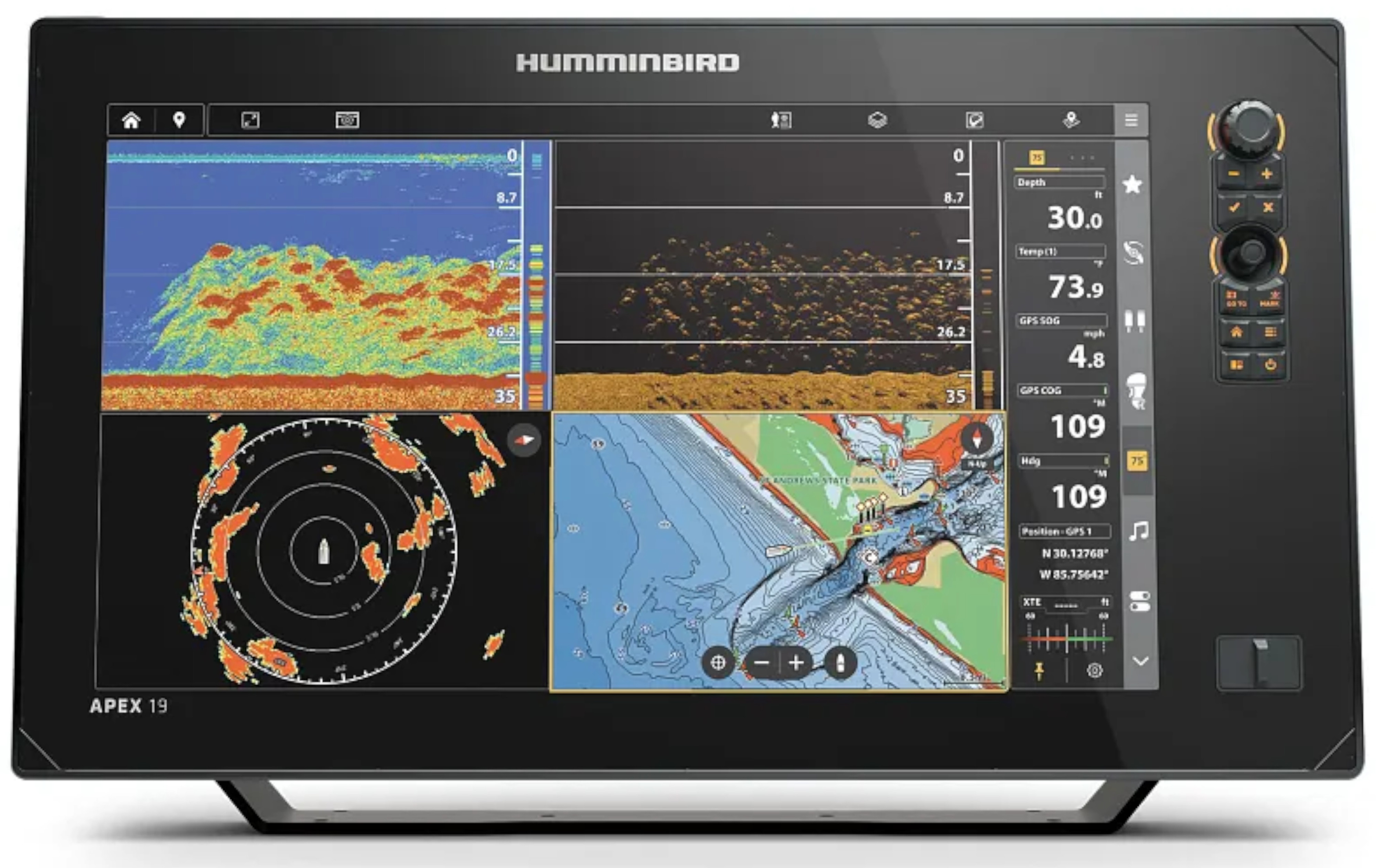 Echosonda Humminbird Apex 16 Msi+ Chartplotter Cho