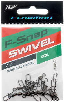 Agrafka z krętlikiem Flagman Swivel-F Snap