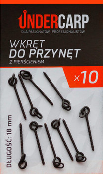 Wkręt do przynęt z pierścieniem Undercarp