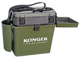 Siedzisko, kosz wędkarski Konger z kieszeniami nr 3