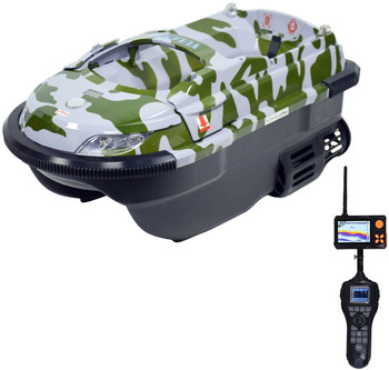 Łódź zanętowa Boatman Vulcan Pro Camo GPS + Echo SN4