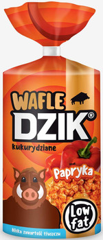 Dzik Wafle Kukurydziane Low Fat Papryka