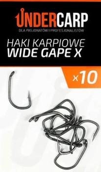 Teflonowe haki karpiowe Undercarp Wide Gape X