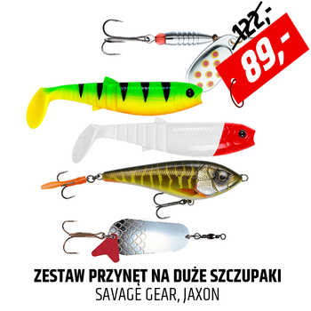 Zestaw przynęt na duże szczupaki