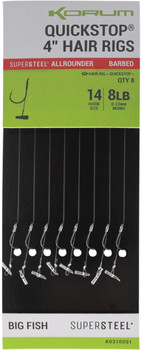 Przypony Korum Big Fish Quickstop Hair Rigs