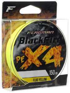 Plecionka Azura Braid Blackfire Pe X-4 0.14mm 7.7kg 150m Fluo Yellow