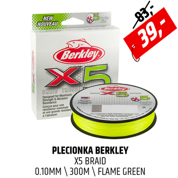 Plecionka Berkley X5 Braid