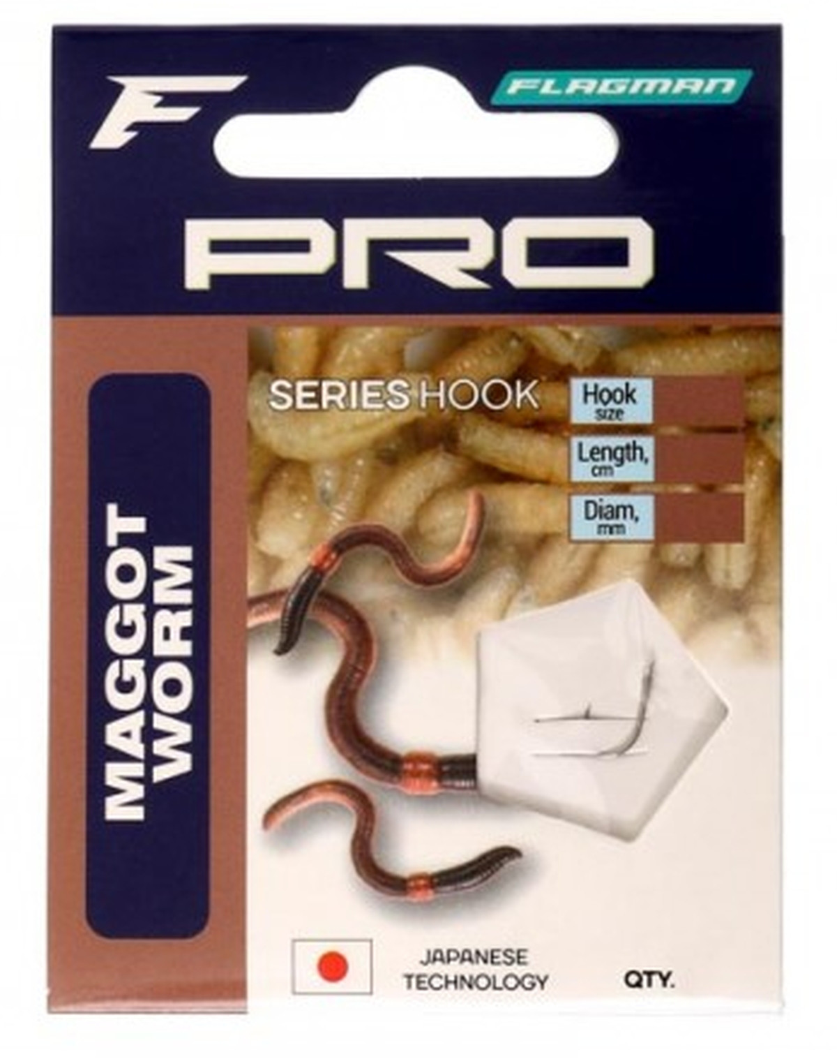 Haczyki Flagman Pro Maggot Worm