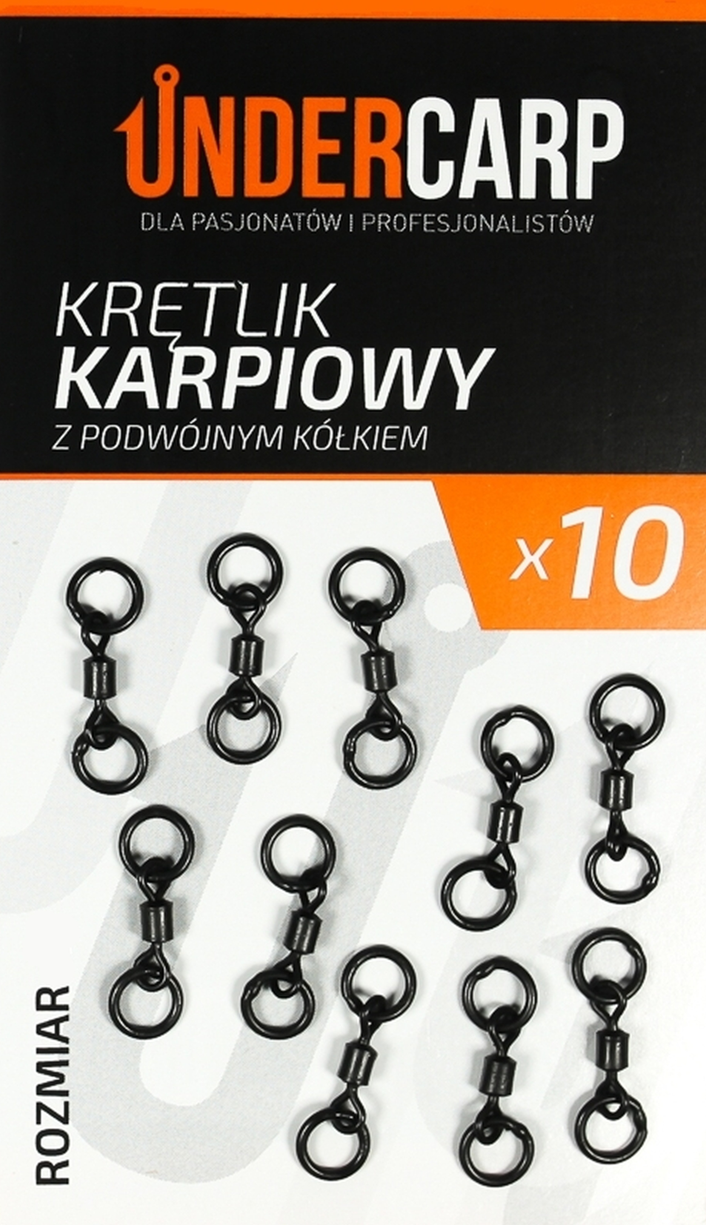 Krętlik karpiowy z podwójnym kółkiem Undercarp