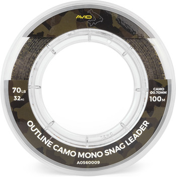 Żyłka AVID Outline Camo Mono Snag Leader