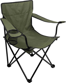 Krzesło składane z podłokietnikami Mikado IS11-2025-GR